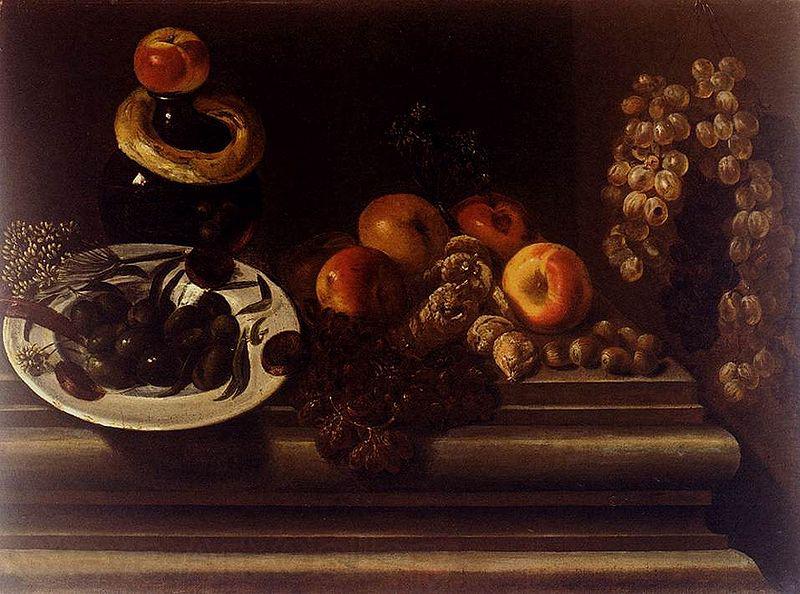 Juan Bautista de Espinosa Still Life Of Fruits And A Plate Of Olives Norge oil painting art